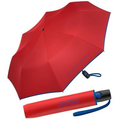 United Benetton Parapluie de poche Up & Down avec ouverture et fermeture automatique, rouge et bleu, 95 cm United Benetton Parapluie de poche Up & Down avec ouverture et fermeture automatique, rouge et bleu, 95 cm