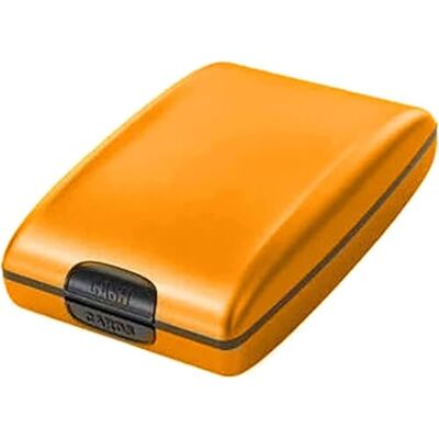 oihgerg Portefeuille antivol RFID en aluminium, porte-cartes de crédit à deux volets, portefeuille antivol multifonctionnel léger pour cartes de crédit portable, doré, 1, 1 oihgerg Portefeuille antivol RFID en aluminium, porte-cartes de crédit à deux volets, portefeuille antivol multifonctionnel léger pour cartes de crédit portable, doré, 1, 1