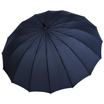Doppler Parapluie long Liverpool automatique Grand toit Insolite, look élégant, Bleu marine, Mediana Doppler Parapluie long Liverpool automatique Grand toit Insolite, look élégant, Bleu marine, Mediana