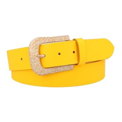 MGM Floral Ceinture, Jaune (Jaune-Rame 7), 85 cm Femme MGM Floral Ceinture, Jaune (Jaune-Rame 7), 85 cm Femme