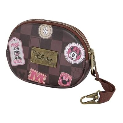 Disney Minnie Mouse Journey-Pill Porte-monnaie Marron 12 x 8,5 cm, Minnie Mouse marron, One Size, Porte-monnaie pour pilules Disney Minnie Mouse Journey-Pill Porte-monnaie Marron 12 x 8,5 cm, Minnie Mouse marron, One Size, Porte-monnaie pour pilules
