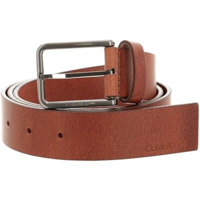 Calvin Ceinture 100% cuir Homme, Brown (Dark Tan), 130 Calvin Ceinture 100% cuir Homme, Brown (Dark Tan), 130