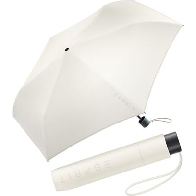 ESPRIT Mini parapluie de poche Slimline FJ 2022, Whisper White, 97 cm ESPRIT Mini parapluie de poche Slimline FJ 2022, Whisper White, 97 cm