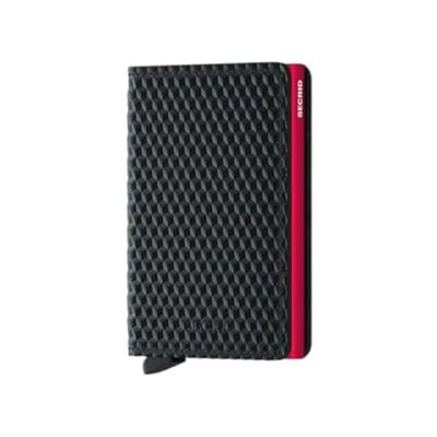 Secrid SLIMWALLET Cube multicolore pour homme – Noir et rouge, cuir végétal, fin, unisexe, Noir , One Size, Classique Secrid SLIMWALLET Cube multicolore pour homme – Noir et rouge, cuir végétal, fin, unisexe, Noir , One Size, Classique