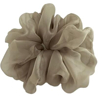 SMED Chouchou Satin Pour Femme2 Pièces Fil Gros Intestin Cheveux Cravate Queue De Cheval Grand Bandeau Élastique Couleur Marron SMED Chouchou Satin Pour Femme2 Pièces Fil Gros Intestin Cheveux Cravate Queue De Cheval Grand Bandeau Élastique Couleur Marron