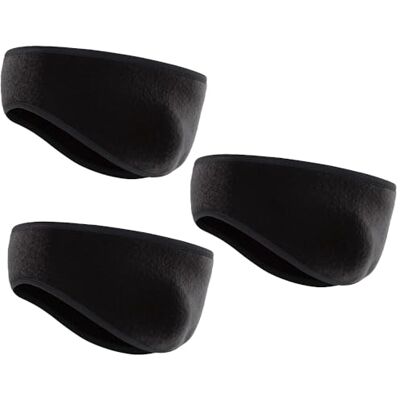 HHuDock Lot de 3 cache-oreilles en polaire pour homme et femme HHuDock Lot de 3 cache-oreilles en polaire pour homme et femme