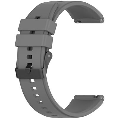 XLXKGPGKMK Bracelet en silicone à dégagement rapide, boucle de rechange acier inoxydable, caoutchouc souple 20 mm XLXKGPGKMK Bracelet en silicone à dégagement rapide, boucle de rechange acier inoxydable, caoutchouc souple 20 mm