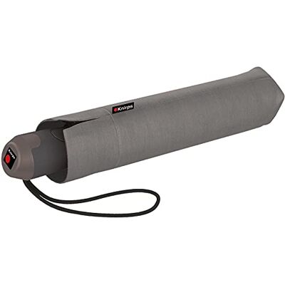 Knirps Parapluie de poche E.200 Medium Duomatic, gris, 96 cm, Traditionnelle Knirps Parapluie de poche E.200 Medium Duomatic, gris, 96 cm, Traditionnelle