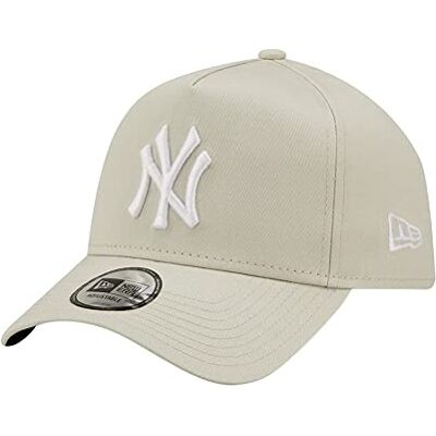 New Era MLB Casquette de fan 9Forty de l’équipe New York Yankees avec logo de l’équipe, réglable, beige, taille unique New Era MLB Casquette de fan 9Forty de l’équipe New York Yankees avec logo de l’équipe, réglable, beige, taille unique
