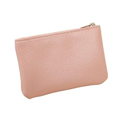 XPJYUA Mini porte-monnaie 3 pièces petit portefeuille pour femme avec fermeture éclair, porte-cartes, sac de rangement clés, portefeuille court PU pour, rose, Talla única, One Style XPJYUA Mini porte-monnaie 3 pièces petit portefeuille pour femme avec fermeture éclair, porte-cartes, sac de rangement clés, portefeuille court PU pour, rose, Talla única, One Style