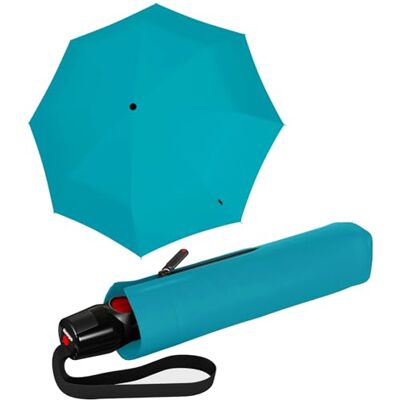 Knirps Parapluie de poche T.200 Duomatic Solids Ouverture et fermeture automatique Pliable Résistant aux tempêtes Coupe-vent, menthe, 98 cm Knirps Parapluie de poche T.200 Duomatic Solids Ouverture et fermeture automatique Pliable Résistant aux tempêtes Coupe-vent, menthe, 98 cm