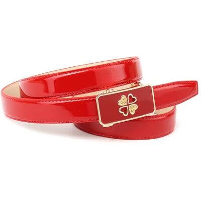 Crown Roter Lackledergürtel R4rpe01l Ceinture Femme Crown Roter Lackledergürtel R4rpe01l Ceinture Femme