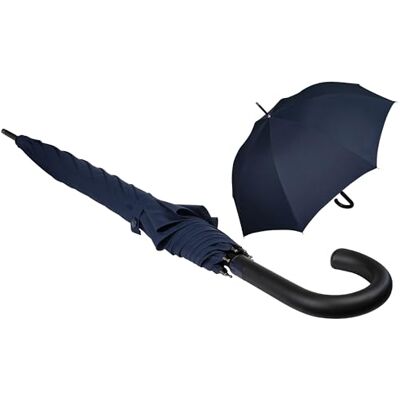 iX-brella First Class XL Parapluie automatique en fibre de verre 110 cm, Insignia Blue, 110 cm, Parapluie automatique iX-brella First Class XL Parapluie automatique en fibre de verre 110 cm, Insignia Blue, 110 cm, Parapluie automatique