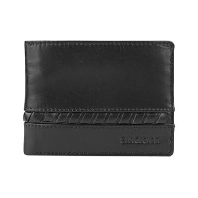 Laura Biagiotti Portefeuille Homme Cuir Véritable, Fin, Porte-Monnaie, 6-8 Fentes Cartes, Noir, Coffret Cadeau Laura Biagiotti Portefeuille Homme Cuir Véritable, Fin, Porte-Monnaie, 6-8 Fentes Cartes, Noir, Coffret Cadeau