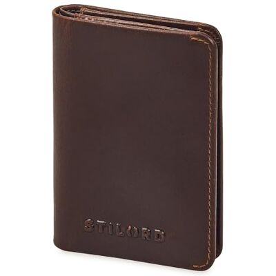 STILORD "Levent" Porte Carte en Cuir Véritable Mini Etui Carte élégant Portefeuille Cuir Protection RFID Femme Homme Porte Monnaie Slim Wallet Card Holder Pochette Carte Couleur:sonora cognac STILORD "Levent" Porte Carte en Cuir Véritable Mini Etui Carte élégant Portefeuille Cuir Protection RFID Femme Homme Porte Monnaie Slim Wallet Card Holder Pochette Carte Couleur:sonora cognac