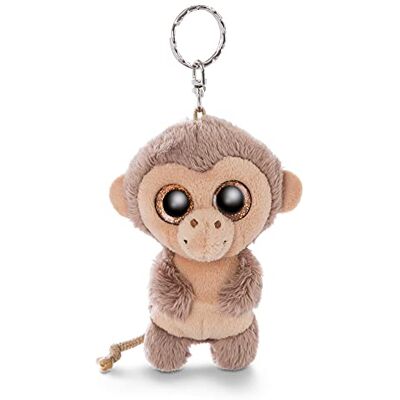 NICI Glubschis 46941 Original Porte-clés Hobson 9 cm – Singe doudou avec anneau pour lanière, trousseau de clés et porte-clés, marron/beige NICI Glubschis 46941 Original Porte-clés Hobson 9 cm – Singe doudou avec anneau pour lanière, trousseau de clés et porte-clés, marron/beige