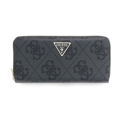 GUESS LAUREL II SLG LARGE ZIP AROUND.COAL LOGO U GUESS LAUREL II SLG LARGE ZIP AROUND.COAL LOGO U