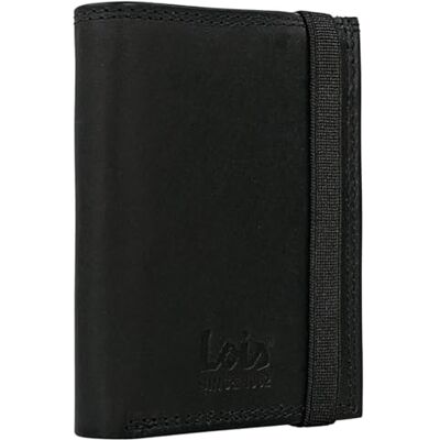 Lois Portemonnee Portemonnee Leer Portemonnee Heren Functioneel en Duurzaam Wallet For Men, Mens Wallet met Tijdloze, Bestendige Leer. RFID Portemonnee., Zwart Lois Portemonnee Portemonnee Leer Portemonnee Heren Functioneel en Duurzaam Wallet For Men, Mens Wallet met Tijdloze, Bestendige Leer. RFID Portemonnee., Zwart