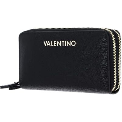 Valentino Divina Portefeuille de voyage unisexe Noir/doré, Noir/doré, TALLA UNICA Valentino Divina Portefeuille de voyage unisexe Noir/doré, Noir/doré, TALLA UNICA