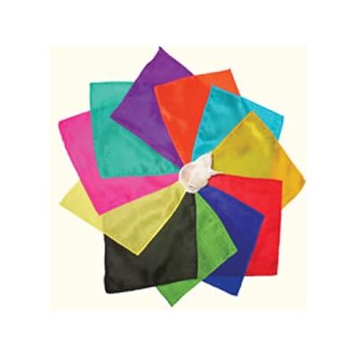 Magic SILK Foulards en Soie (15 x 15 cm) par 12 1 de Chaque Couleur Magic SILK Foulards en Soie (15 x 15 cm) par 12 1 de Chaque Couleur