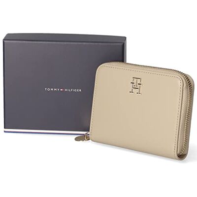 Tommy Hilfiger Femme Th Chic Med Za Aw0aw14636 Portefeuilles, Beige (Beige), OS Tommy Hilfiger Femme Th Chic Med Za Aw0aw14636 Portefeuilles, Beige (Beige), OS