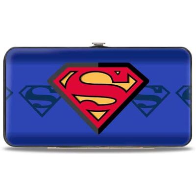 Buckle-Down Portefeuille à charnière Superman Shield Bleu Buckle-Down Portefeuille à charnière Superman Shield Bleu