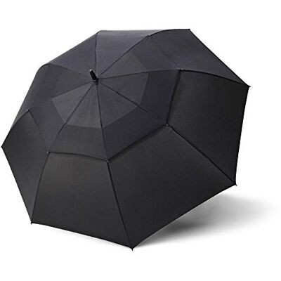 Doppler Fiber Golf AC Air 717866 Parapluie Noir 102 cm Diamètre 137 cm, Noir, 102 cm, Ø 137 cm Doppler Fiber Golf AC Air 717866 Parapluie Noir 102 cm Diamètre 137 cm, Noir, 102 cm, Ø 137 cm
