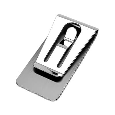 HYFEUOKF Poche Mince Hommes Femmes Pince À Billets Carte De Visite Crédit Portefeuille, Silver, Taille unique, One Style HYFEUOKF Poche Mince Hommes Femmes Pince À Billets Carte De Visite Crédit Portefeuille, Silver, Taille unique, One Style