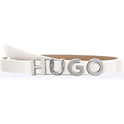 HUGO Ceinture Zula pour femme 1,5 cm, blanc ouvert 110, 75, Blanc ouvert 110, 75 HUGO Ceinture Zula pour femme 1,5 cm, blanc ouvert 110, 75, Blanc ouvert 110, 75