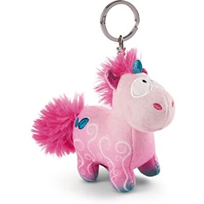 NICI Porte-clés licorne Midnight Floral 10cm rose Pendentif animal câlin durable avec porte-clés pour lanière, anneau de clés et porte-clés NICI Porte-clés licorne Midnight Floral 10cm rose Pendentif animal câlin durable avec porte-clés pour lanière, anneau de clés et porte-clés