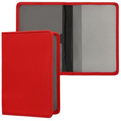 kwmobile Porte permis de conduire carte grise avec compartiments cartes passeport Étui portefeuille de protection en néoprène rouge kwmobile Porte permis de conduire carte grise avec compartiments cartes passeport Étui portefeuille de protection en néoprène rouge