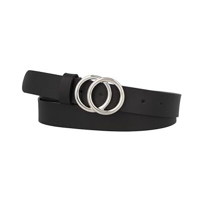 MGM Ceinture Circles pour femme Noir/Argent 75, noir/argent MGM Ceinture Circles pour femme Noir/Argent 75, noir/argent