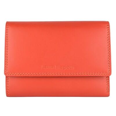 Laura Biagiotti Portefeuille Femme Cuir Véritable, Compact, Organisé, Porte-monnaie, Porte-cartes, Corail Laura Biagiotti Portefeuille Femme Cuir Véritable, Compact, Organisé, Porte-monnaie, Porte-cartes, Corail