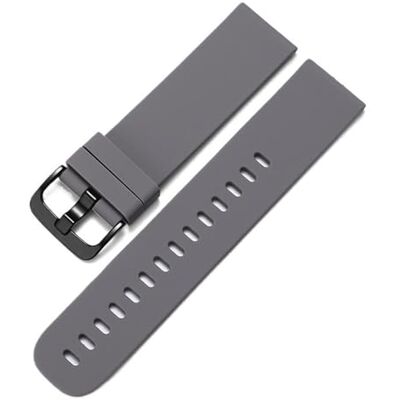 LMINGZE Bracelet de montre en caoutchouc 20 mm 22 mm, bracelet de sport en silicone, bracelet de rechange universel à dégagement rapide, souple LMINGZE Bracelet de montre en caoutchouc 20 mm 22 mm, bracelet de sport en silicone, bracelet de rechange universel à dégagement rapide, souple