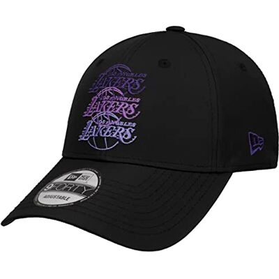 New Era NBA 9FORTY Casquette Los Angeles Lakers Stacked Logo Noir New Era NBA 9FORTY Casquette Los Angeles Lakers Stacked Logo Noir