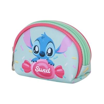 Disney Lilo and Stitch Candy Porte-monnaie ovale Bleu 12 x 9 cm Disney Lilo and Stitch Candy Porte-monnaie ovale Bleu 12 x 9 cm