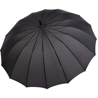 Doppler Parapluie long Liverpool automatique Grand toit Insolite, look élégant, Noir, Mediana Doppler Parapluie long Liverpool automatique Grand toit Insolite, look élégant, Noir, Mediana