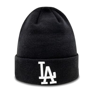 New Era Los Angeles Dodgers MLB Essential Cuff Knit Noir Bonnet New Era Los Angeles Dodgers MLB Essential Cuff Knit Noir Bonnet