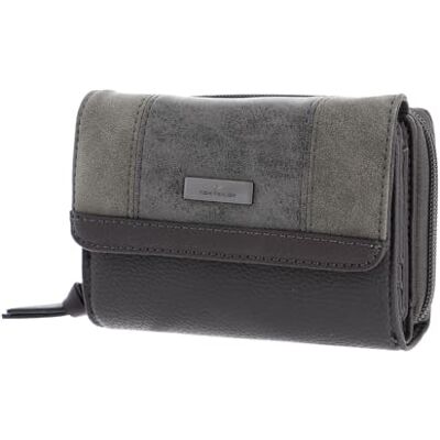 TOM TAILOR Juna 1, Petit Portefeuille Femme, 4x10x14 cm (B x H x T), Gris, 14 x 4 x 10 TOM TAILOR Juna 1, Petit Portefeuille Femme, 4x10x14 cm (B x H x T), Gris, 14 x 4 x 10
