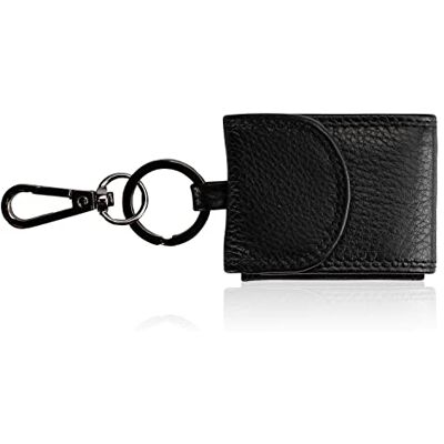 Josephine Osthoff Handtaschen-Manufaktur Josephine Osthoff Porte-clés unisexe et mini portefeuille 100% cuir véritable, fait à la main, rangement AirTag, pour femmes et hommes, pour billets et pièces de monnaie, Noir Josephine Osthoff Handtaschen-Manufaktur Josephine Osthoff Porte-clés unisexe et mini portefeuille 100% cuir véritable, fait à la main, rangement AirTag, pour femmes et hommes, pour billets et pièces de monnaie, Noir