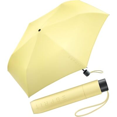 ESPRIT Mini parapluie de poche Slimline FJ 2022, Lemon Meringue, 97 cm ESPRIT Mini parapluie de poche Slimline FJ 2022, Lemon Meringue, 97 cm