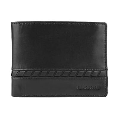 Laura Biagiotti Portefeuille Homme Cuir Véritable Noir avec Porte-Monnaie et Boîte Cadeau Laura Biagiotti Portefeuille Homme Cuir Véritable Noir avec Porte-Monnaie et Boîte Cadeau
