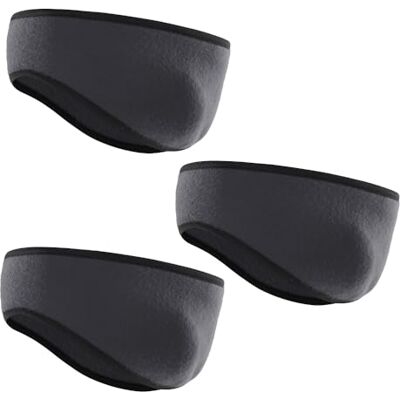 HHuDock Lot de 3 cache-oreilles en polaire pour homme et femme HHuDock Lot de 3 cache-oreilles en polaire pour homme et femme