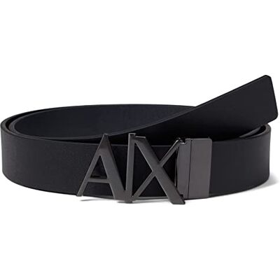 Giorgio Armani Exchange Skinny Leather Logo Belt Ceinture Homme Giorgio Armani Exchange Skinny Leather Logo Belt Ceinture Homme