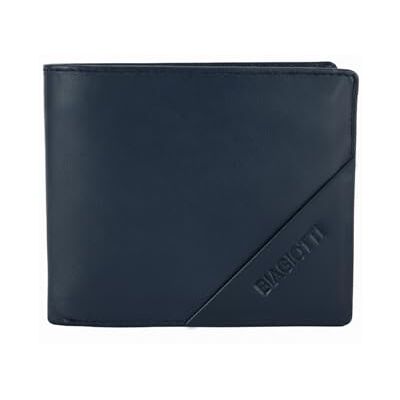 Laura Biagiotti Portefeuille Homme en Cuir Véritable Fin, Compact, Porte-Monnaie, Bleu Marine avec Boîte Cadeau Laura Biagiotti Portefeuille Homme en Cuir Véritable Fin, Compact, Porte-Monnaie, Bleu Marine avec Boîte Cadeau
