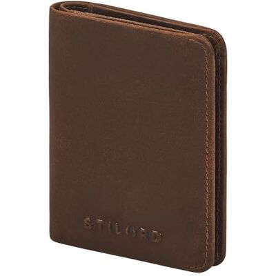STILORD "Ledo" Porte Carte en Cuir Véritable Mini Etui Carte élégant Portefeuille Cuir Protection RFID Femme Homme Porte Monnaie Slim Wallet Card Holder Pochette Carte Couleur:sapelli marron STILORD "Ledo" Porte Carte en Cuir Véritable Mini Etui Carte élégant Portefeuille Cuir Protection RFID Femme Homme Porte Monnaie Slim Wallet Card Holder Pochette Carte Couleur:sapelli marron