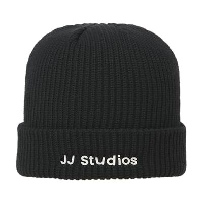 JACK & JONES Jacsoho Noos Bonnet pour homme, Noir, taille unique JACK & JONES Jacsoho Noos Bonnet pour homme, Noir, taille unique