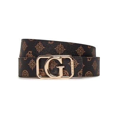 GUESS Ceinture en simili cuir avec fibia rectangulaire logée en métal Noir GUESS Ceinture en simili cuir avec fibia rectangulaire logée en métal Noir