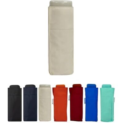 SMATI Mini Parapluie/ombrelle ANTI UV pliant compact Taille Poche 18cm, résistant au vent, 200g ultra léger, manuel, Parapluie de voyage, Couleur IVOIRE SMATI Mini Parapluie/ombrelle ANTI UV pliant compact Taille Poche 18cm, résistant au vent, 200g ultra léger, manuel, Parapluie de voyage, Couleur IVOIRE