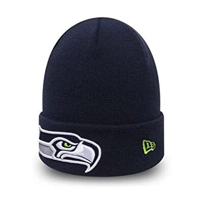 New Era Seattle Seahawks Bonnet Team Essential Cuff Bleu New Era Seattle Seahawks Bonnet Team Essential Cuff Bleu